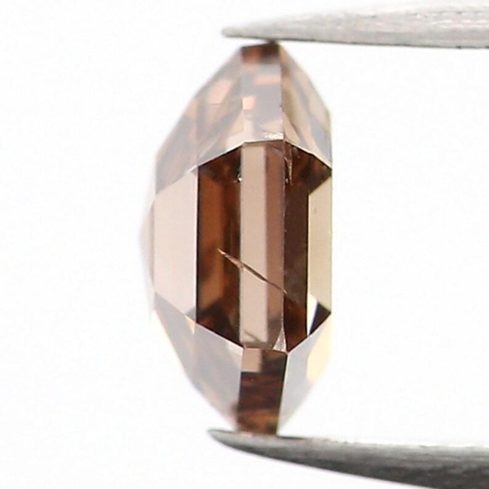 0.35 Ct Natural Loose Hexagon Shape Diamond Brown Color Hexagon Cut Diamond 4.65 MM Natural Loose Diamond Hexagon Rose Cut Diamond NQ1335