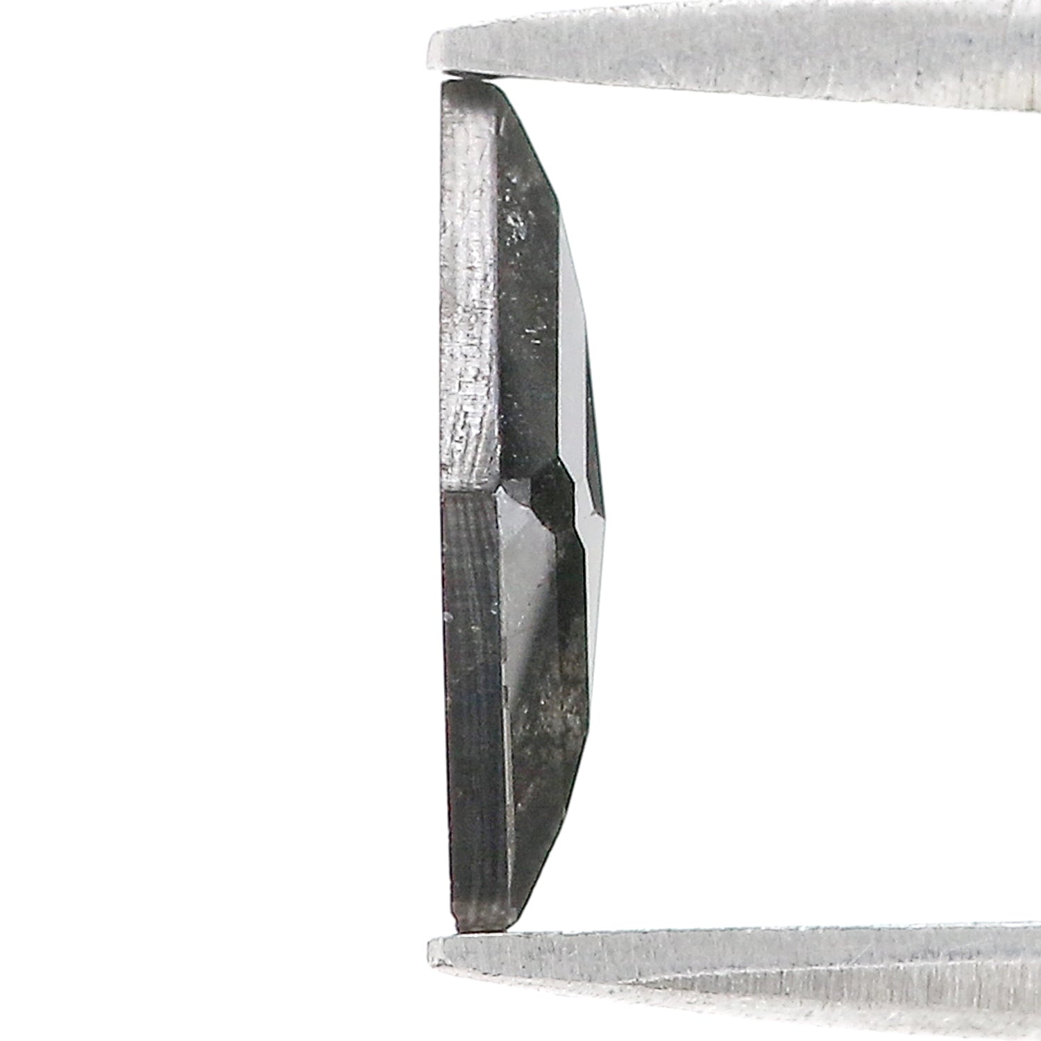 0.80 CT Natural Loose Kite Shape Diamond Salt And Pepper Kite Diamond 10.50 MM Natural Loose Black Grey Color Kite Rose Cut Diamond L3445