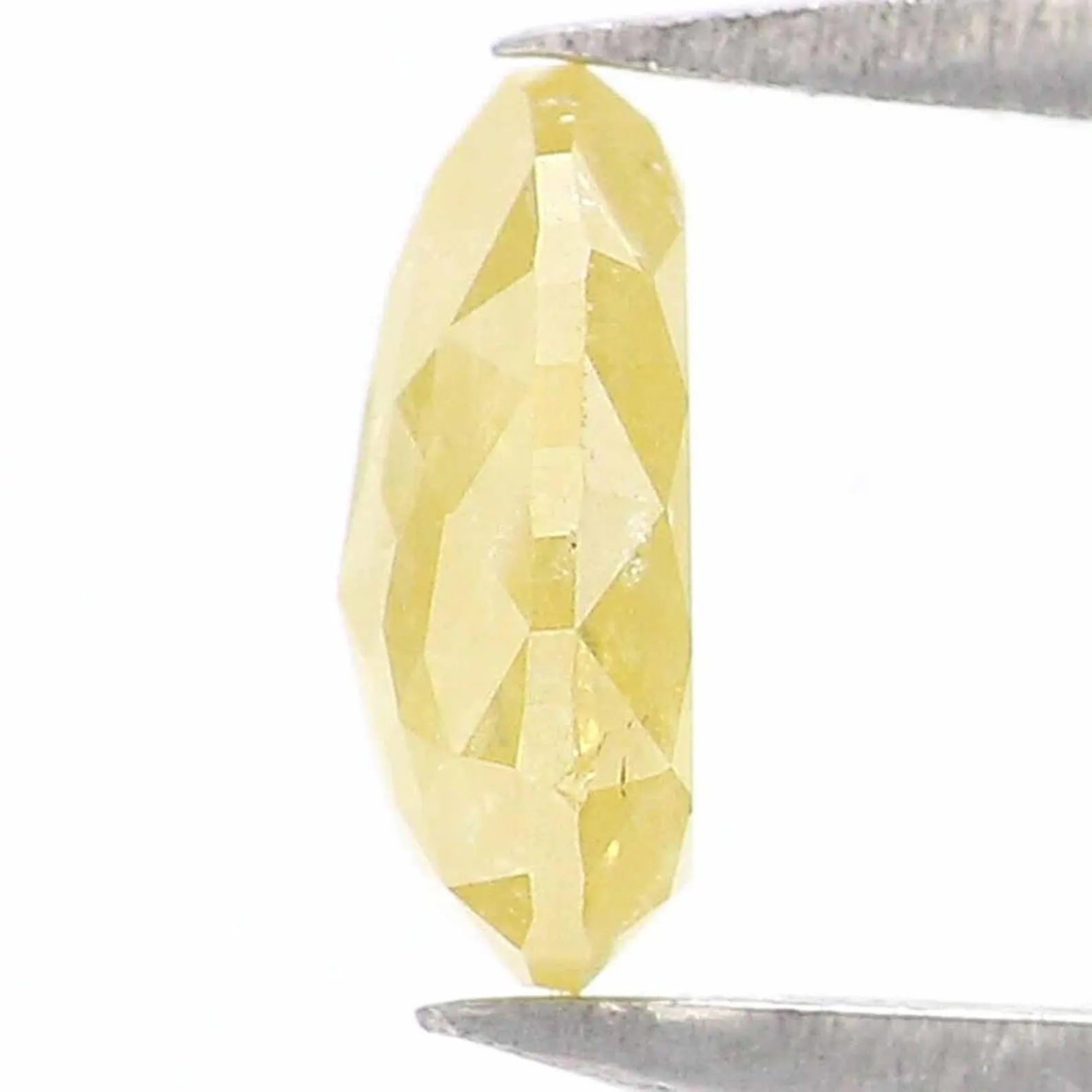 0.60 Ct Natural Loose Pear Shape Diamond Yellow Color Pear Cut Diamond 6.20 MM Natural Loose Yellow Diamond Pear Rose Cut Diamond NQ1946