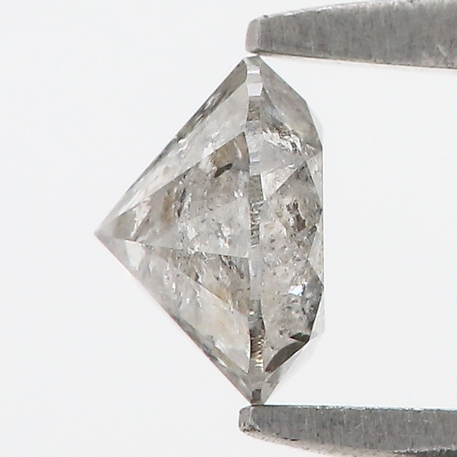 0.63 CT Natural Loose Round Shape Diamond Salt And Pepper Round Cut Diamond 5.30 MM Natural Loose Diamond Round Brilliant Cut Diamond LQ532