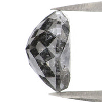 Natural Loose Round Rose Cut Diamond, Salt And Pepper Round Diamond, Natural Loose Diamond, Rose Cut Diamond, 2.49 CT Round Shape KDL202