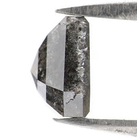 Natural Loose Shield Diamond, Salt And Pepper Shield Diamond, Natural Loose Diamond, Shield Rose Cut Diamond, 1.77 CT Shield Shape L2870