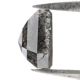 Natural Loose Shield Diamond, Salt And Pepper Shield Diamond, Natural Loose Diamond, Shield Rose Cut Diamond, 1.77 CT Shield Shape L2870