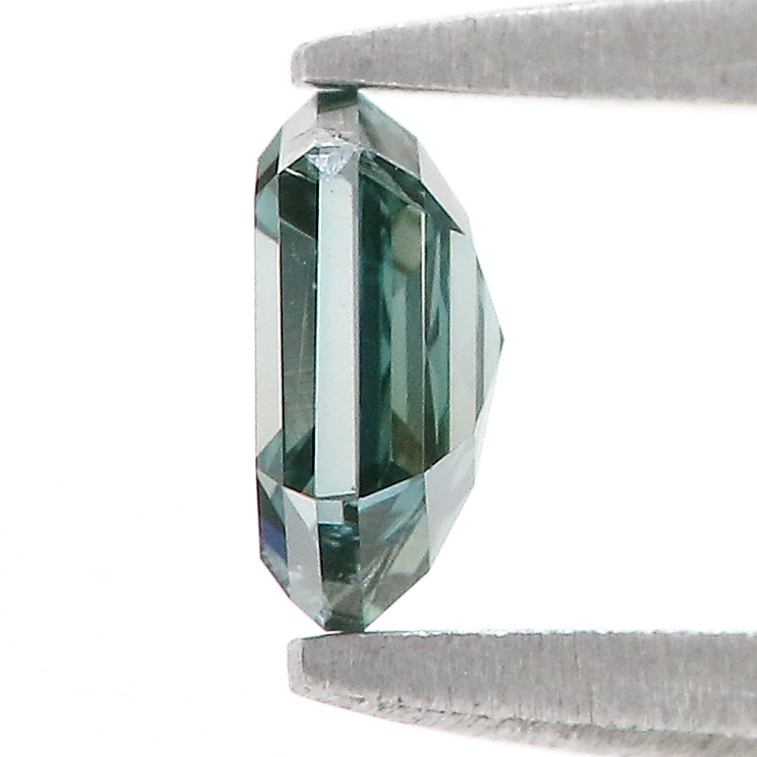 0.40 CT Natural Loose Hexagon Shape Diamond Blue Color Hexagon Cut Diamond 5.00 MM Natural Loose Blue Diamond Hexagon Rose Cut Diamond LQ573