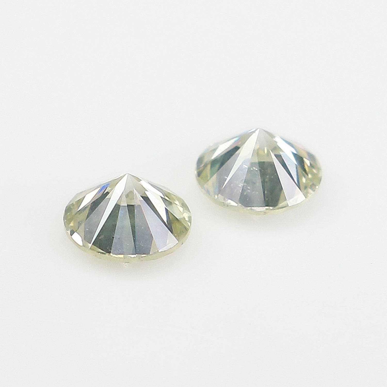 0.37 Ct Natural Loose Round Cut Pair Diamond White - J Color Round Shape Diamond 3.60 MM Natural Diamond Round Brilliant Cut Diamond LQ1989