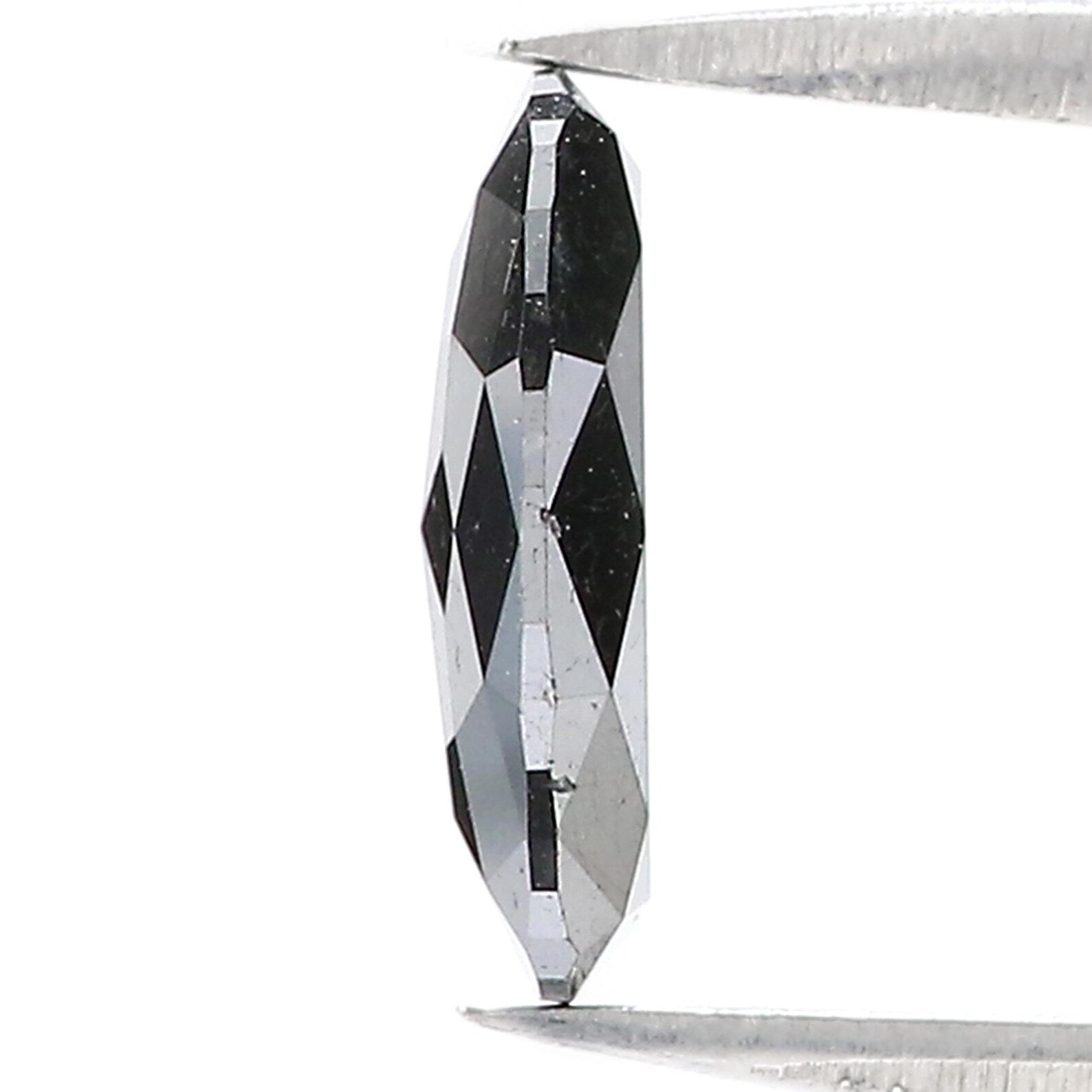 1.37 Ct Natural Loose Oval Shape Diamond Black Color Oval Cut Diamond 9.40 MM Natural Loose Black Color Diamond Oval Rose Cut Diamond NQ161