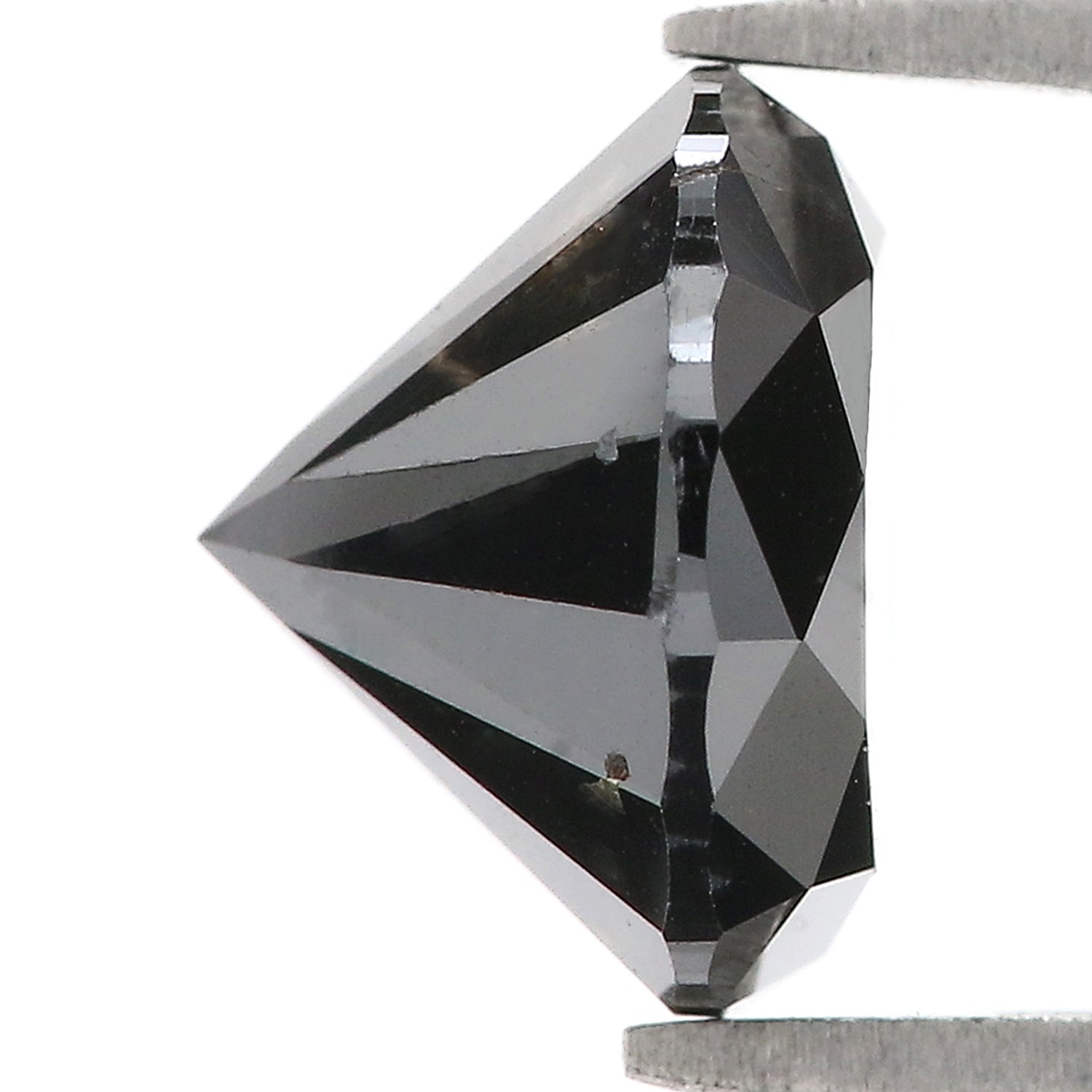 4.23 Ct Natural Loose Round Shape Diamond Black Color Round Cut Diamond 9.65 MM Natural Loose Diamond Round Brilliant Cut Diamond QL9505