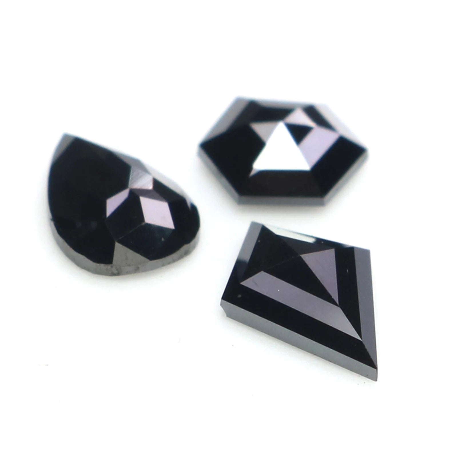 Natural Loose Mix Shape Diamond, Natural Loose Diamond, Black Color Mix Shape Diamond, Mix Shape Cut Diamond, 0.89 CT Mix Shape KDN2284