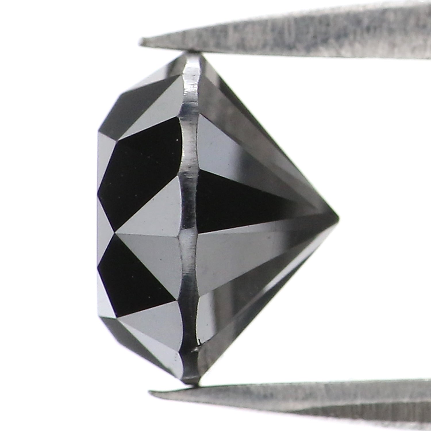 1.90 Ct Natural Loose Round Diamond Black Color Round Diamond 7.25 MM Natural Loose Diamond Black Color Round Brilliant Cut Diamond LC11