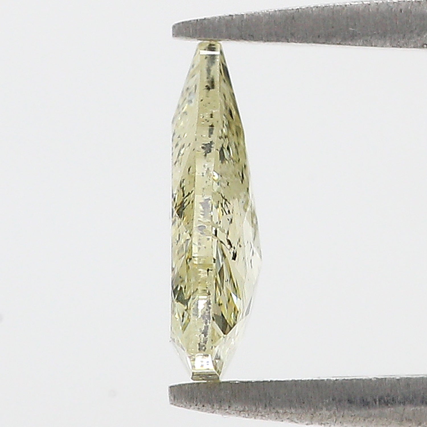 1.57 CT Natural Loose Triangle Shape Diamond Yellow Color Triangle Cut Diamond 9.25 MM Natural Yellow Color Triangle Rose Cut Diamond L3507