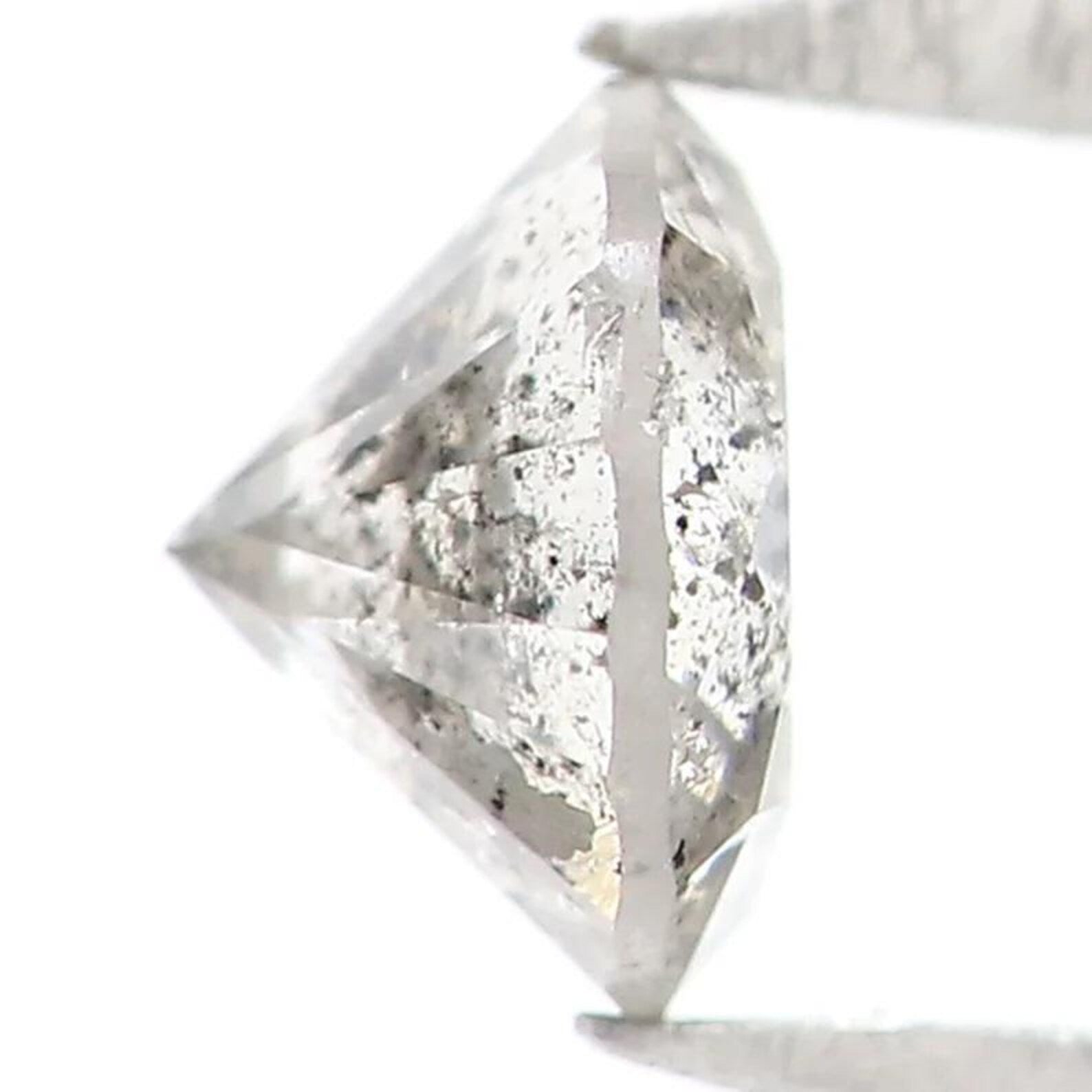 0.28 CT Natural Loose Round Shape Diamond Salt And Pepper Round Diamond 4.10 MM Natural Black Grey Color Round Brilliant Cut Diamond NQ9168