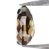 Natural Loose Oval Diamond,Brow Color Diamond, Natural Loose Diamond, Oval Rose Cut Diamond, Oval Cut, 0.80 CT Oval Shape Diamond L8989