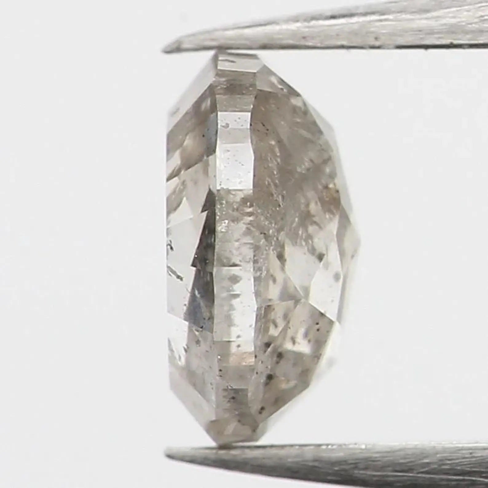 0.40 CT Natural Loose Oval Shape Diamond Grey Color Oval Cut Diamond 4.85 MM Natural Loose Grey Color Diamond Oval Rose Cut Diamond NQ1181