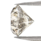 Natural Loose Round Diamond, Salt And Pepper Round Diamond, Natural Loose Diamond, Round Brilliant Cut Diamond, 1.57 CT Round Shape KDL8546