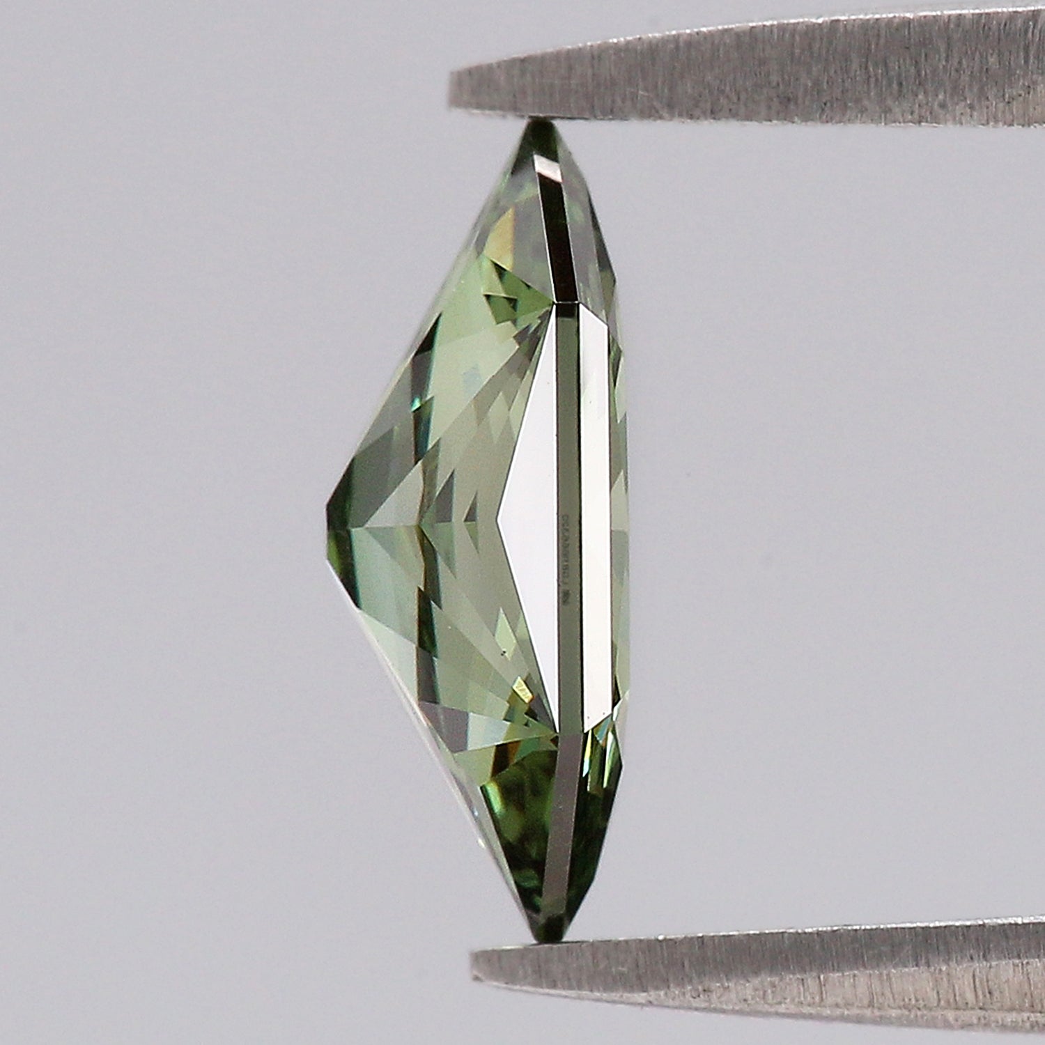 1.31 CT IGI Certified Hexagon Old European Cut Diamond Fancy Vivid Green Color VVS2 Clarity Lab Grown Diamond Lab Created Diamond L3671