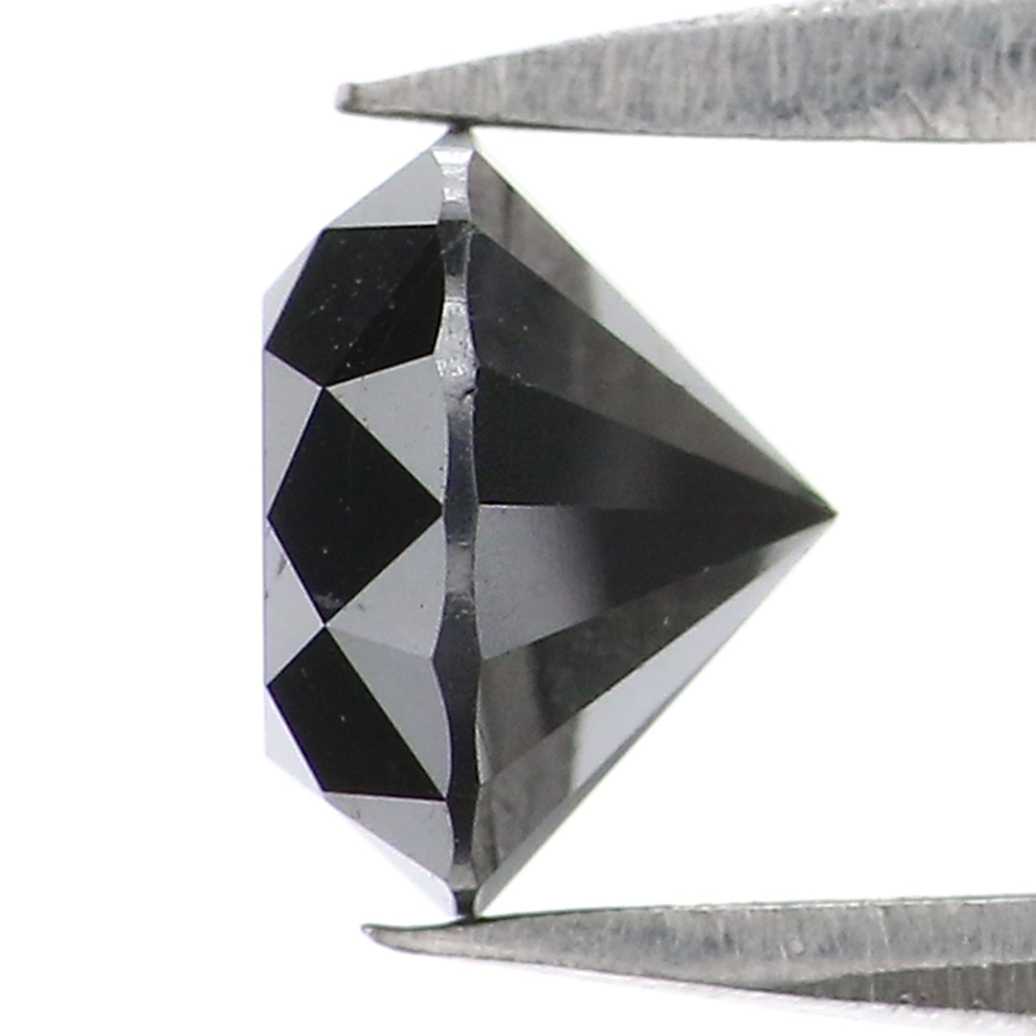 0.91 Ct Natural Loose Round Diamond Black Color Round Diamond 5.80 MM Natural Loose Diamond Black Color Round Brilliant Cut Diamond LC06