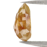 Natural Loose Pear Diamond, Brown Color Pear Cut Diamond, Natural Loose Diamond, Pear Rose Cut Diamond, 1.26 CT Pear Shape Diamond KDL2848