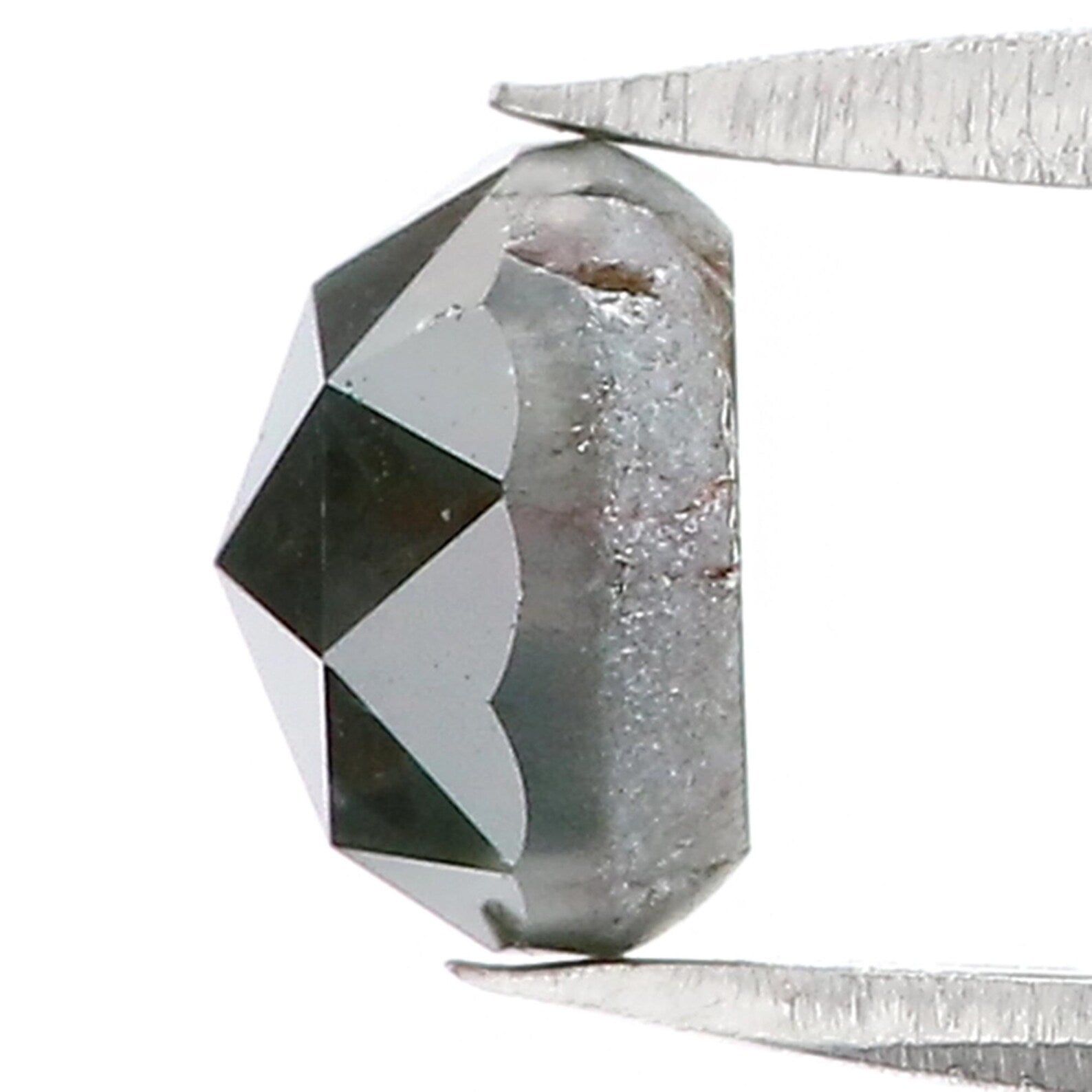 1.24 CT Natural Loose Round Shape Diamond Green Color Round Rose Cut Diamond 5.90 MM Natural Loose Diamond Round Rose Cut Diamond QN7660