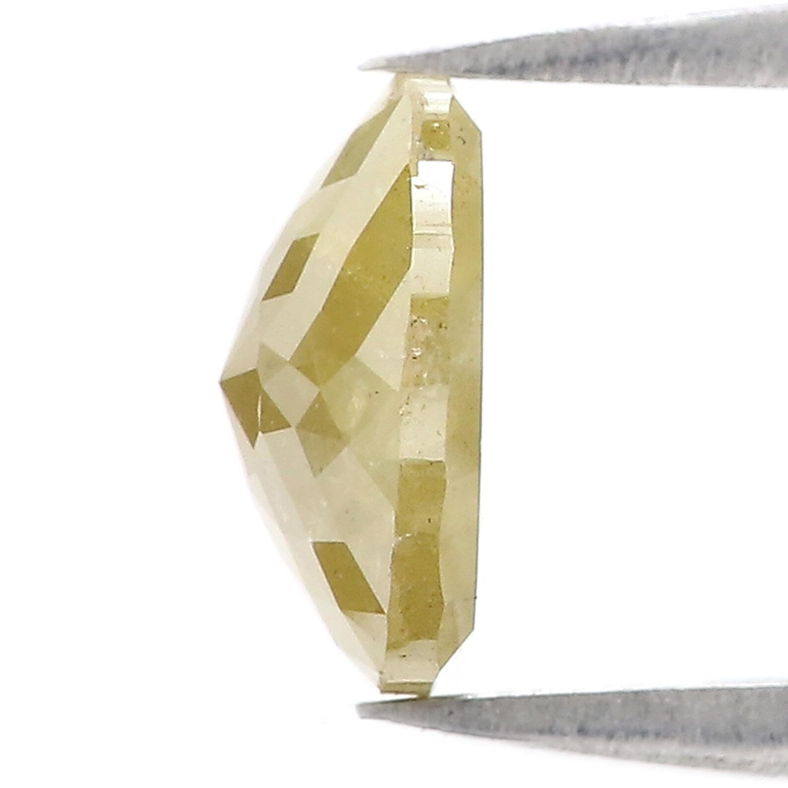 1.88 CT Natural Loose Round Rose Cut Diamond Yellow Color Round Shape Diamond 8.25 MM Natural Yellow Color Round Rose Cut Diamond NQ9018
