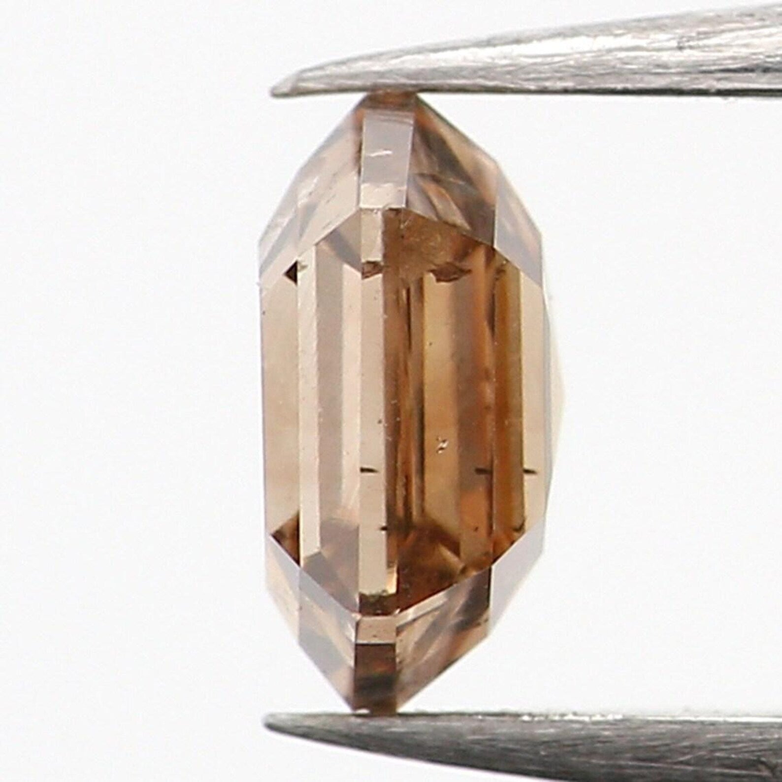 0.37 Ct Natural Loose Hexagon Shape Diamond Brown Color Hexagon Cut Diamond 4.65 MM Natural Loose Diamond Hexagon Rose Cut Diamond NQ1328