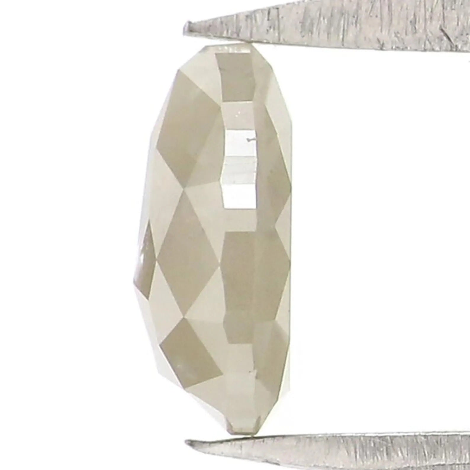 0.60 CT Natural Loose Pear Shape Diamond Grey Color Pear Cut Diamond 6.20 MM Natural Loose Grey Color Diamond Pear Rose Cut Diamond NQ2394