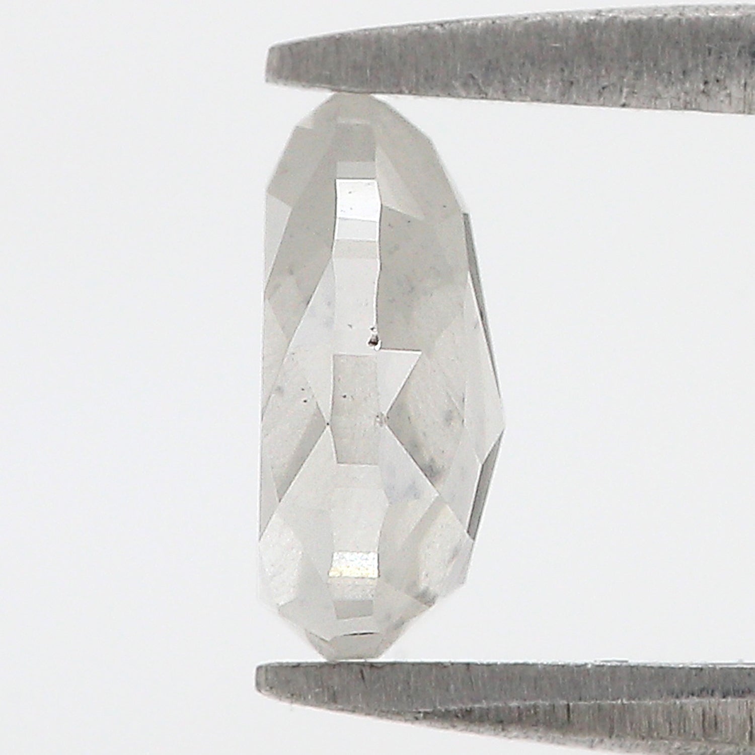 1.27 CT Natural Loose Pear Shape Diamond Grey Color Pear Cut Diamond 7.75 MM Natural Loose Salt And Pepper Pear Rose Cut Diamond LQ3318