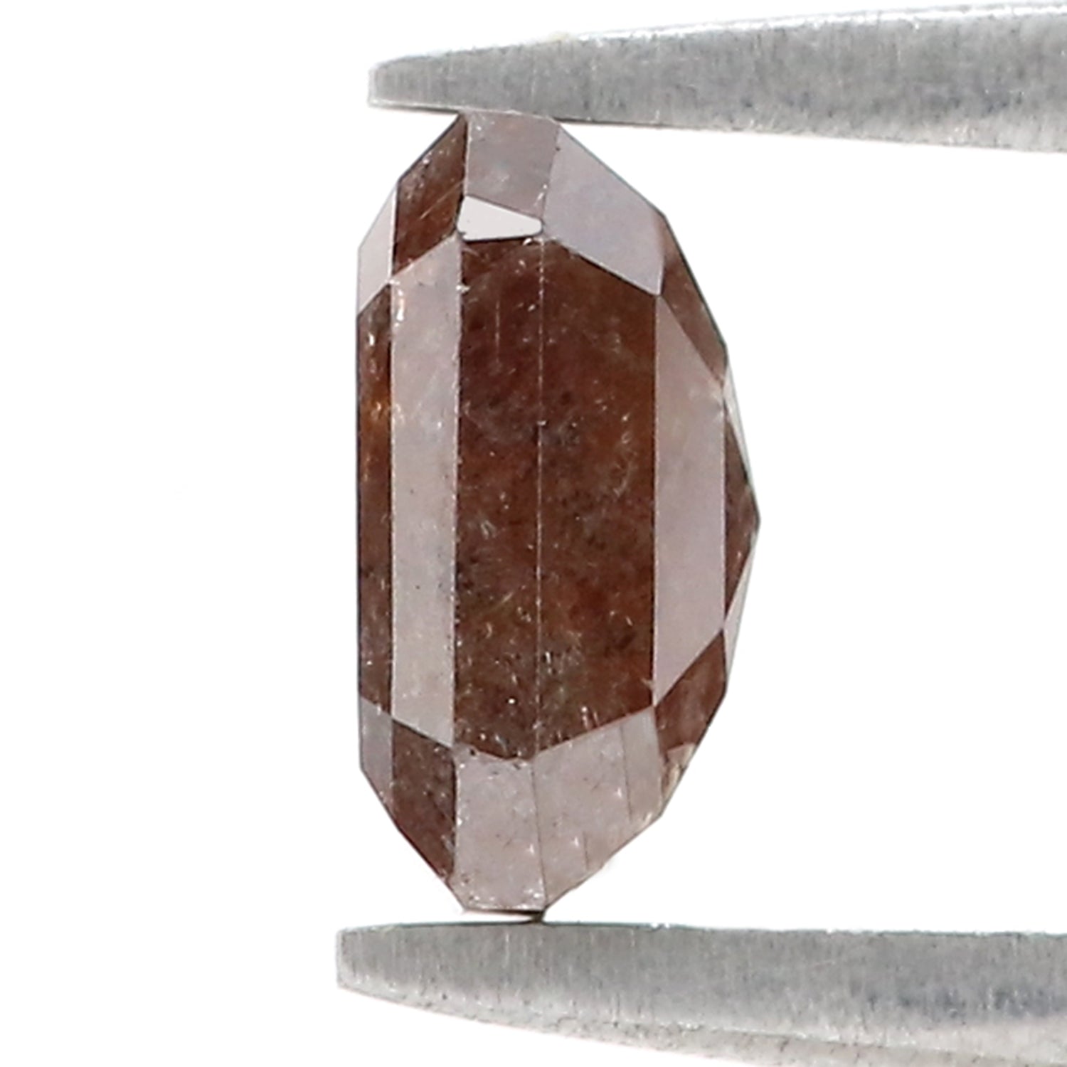 1.34 CT Natural Loose Emerald Shape Diamond Brown Color Emerald Cut Diamond 6.95 MM Natural Loose Brown Color Emerald Rose Cut Diamond N2656