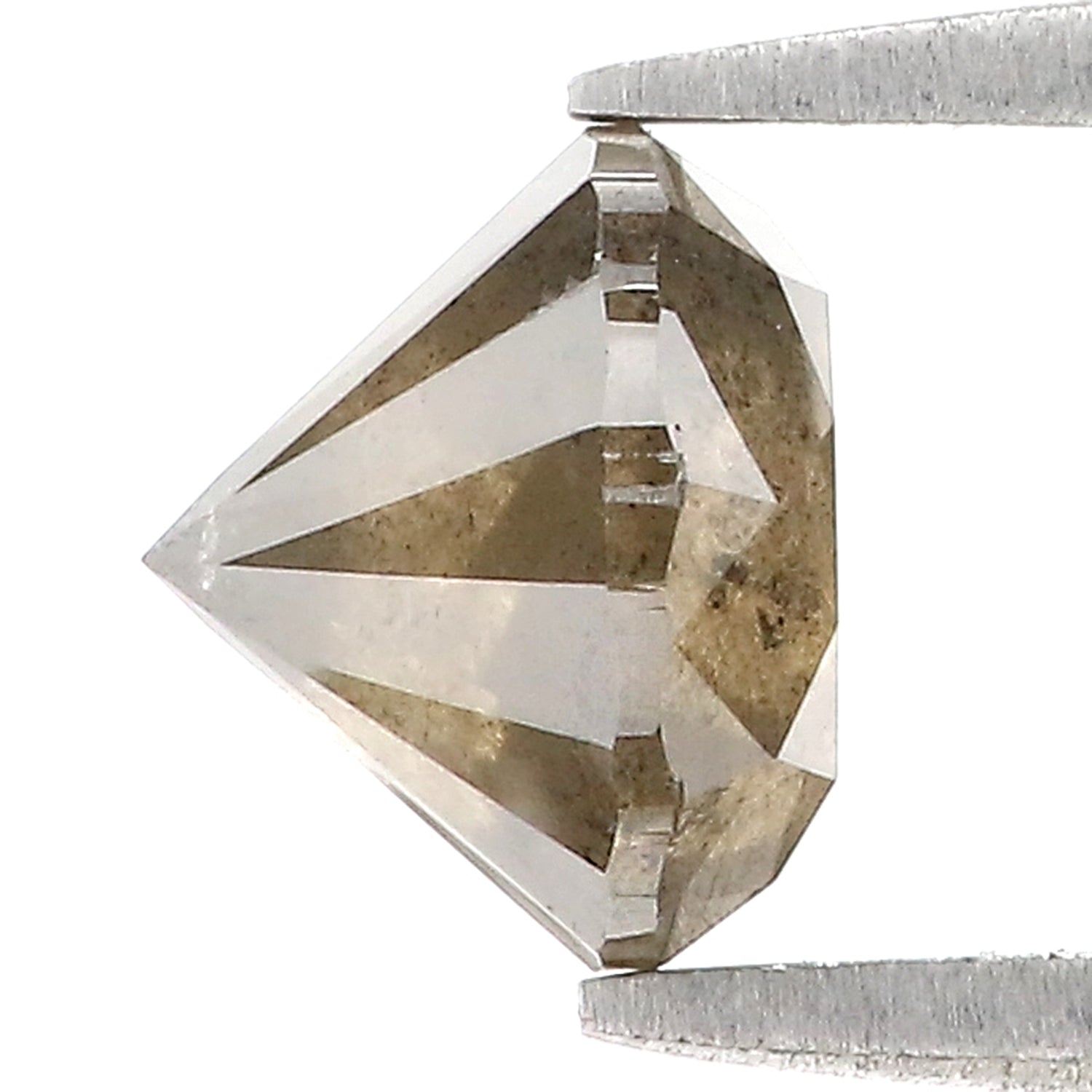 2.52 Ct Natural Loose Round Shape Diamond Grey Color Round Cut Diamond 7.80 MM Natural Loose Brown Color Round Brilliant Cut Diamond LQ7218