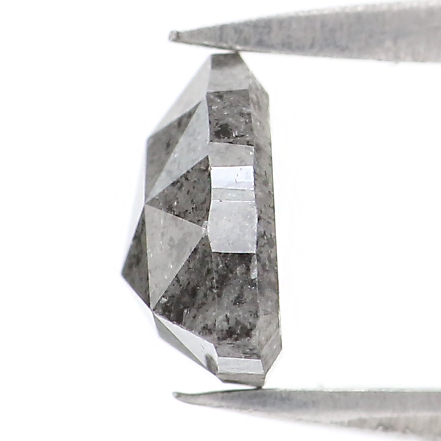 1.63 CT Natural Loose Triangle Shape Diamond Salt And Pepper Triangle Cut Diamond 6.35 MM Natural Loose Diamond Triangle Cut Diamond QL2986