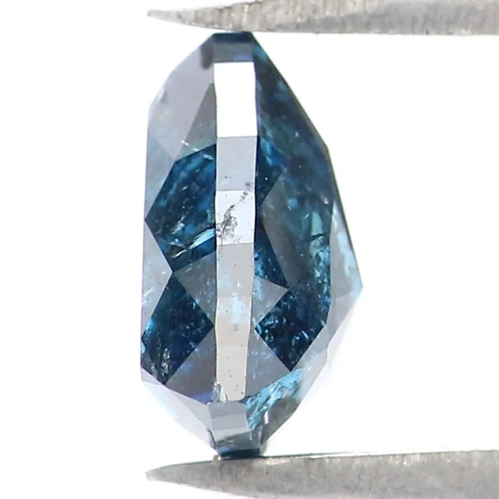 1.02 CT Natural Loose Triangle Shape Diamond Blue Color Triangle Cut Diamond 6.50 MM Natural Loose Triangle Shape Rose Cut Diamond QN9474
