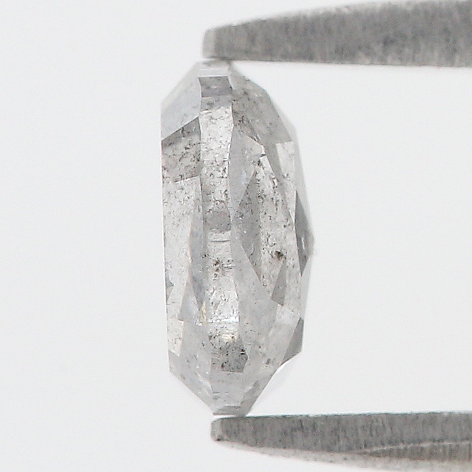 0.66 Ct Natural Loose Oval Shape Diamond Grey Color Oval Cut Diamond 6.00 MM Natural Loose Grey Color Diamond Oval Rose Cut Diamond LQ134