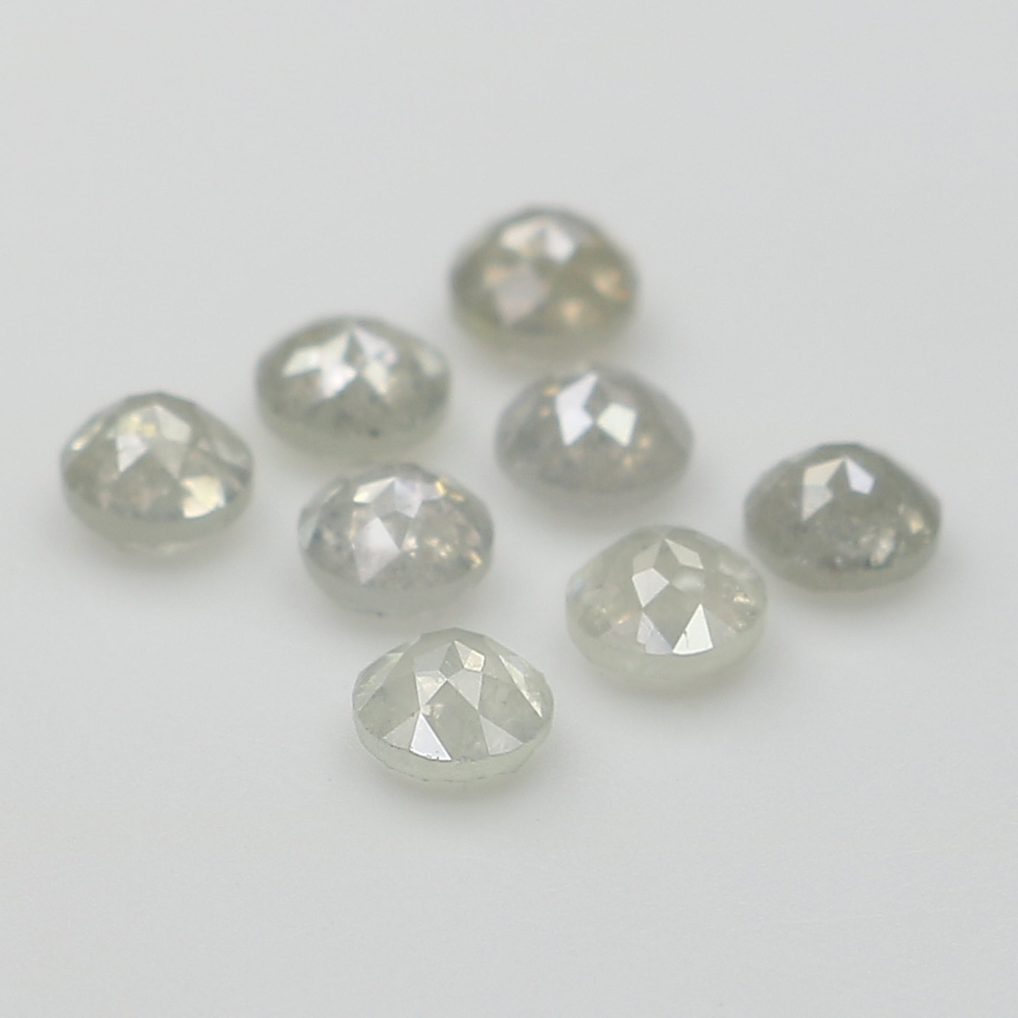 0.94 CT Natural Loose Round Rose Cut Diamond Grey Color Round Shape Diamond 2.80 MM Natural Loose Grey Color Round Rose Cut Diamond LQ3188