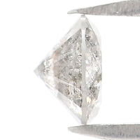 Natural Loose Round Diamond, Salt And Pepper Round Diamond, Natural Loose Diamond, Round Brilliant Cut Diamond, 0.40 CT Round Shape L2802