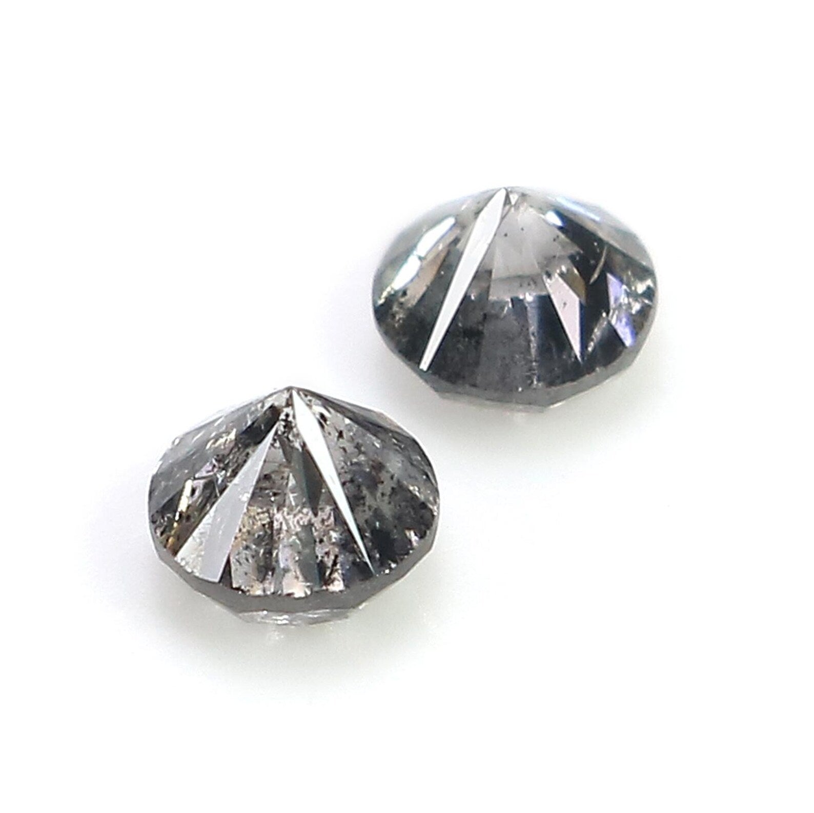 0.73 CT Natural Loose Round Shape Diamond Salt And Pepper Round Cut Diamond 4.10 MM Natural Loose Diamond Round Brilliant Cut Diamond NQ1504