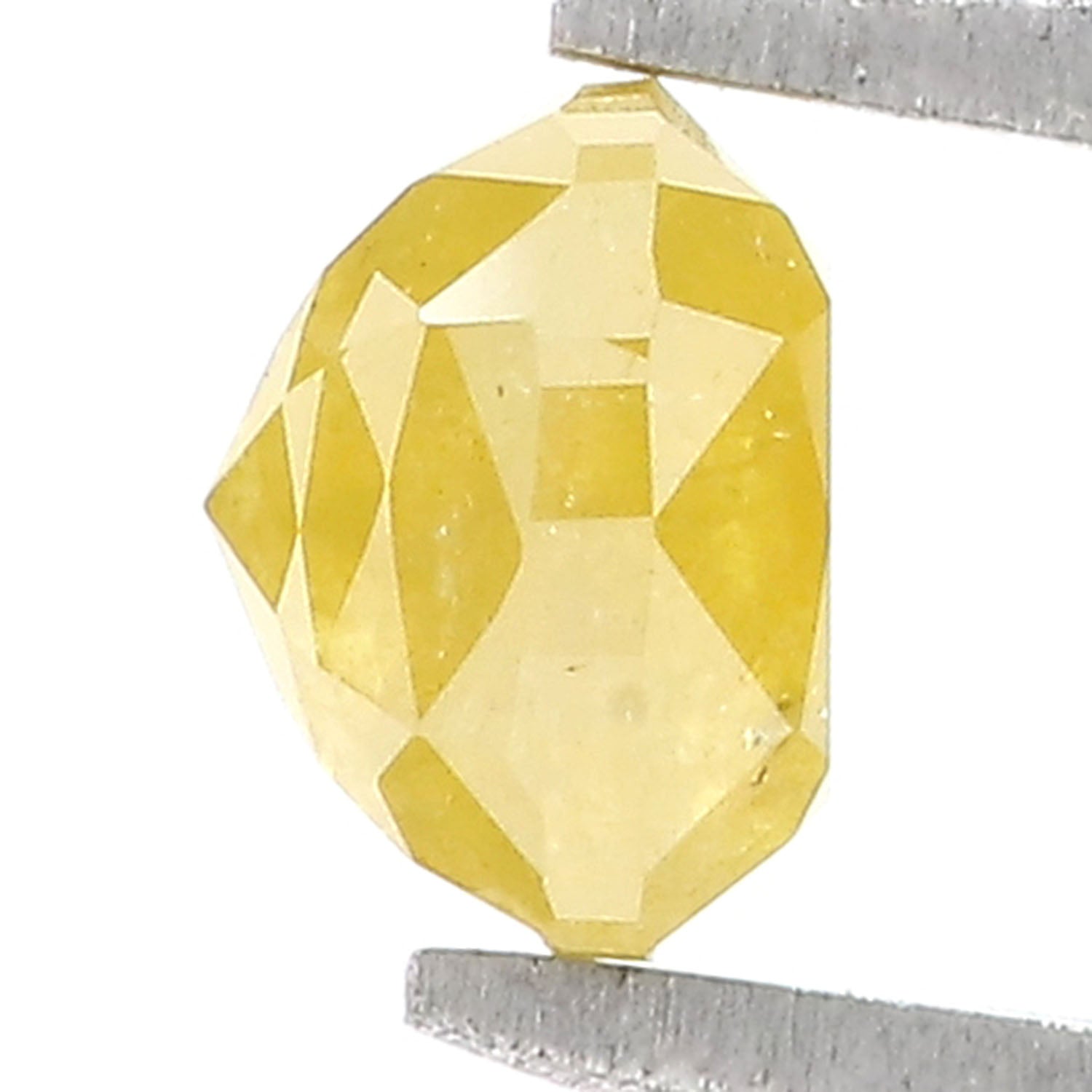 1.35 CT Natural Loose Cushion Shape Diamond Yellow Color Cushion Cut Diamond 5.95 MM Natural Yellow Color Cushion Rose Cut Diamond LQ2146