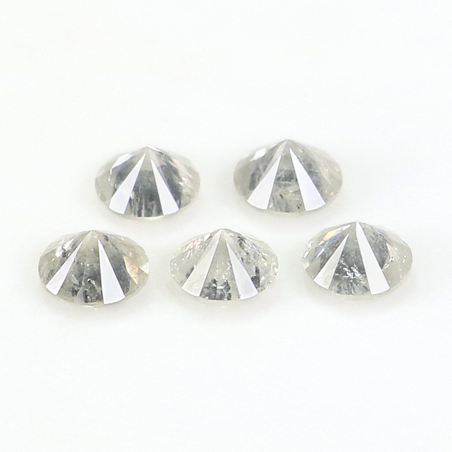 0.77 CT Natural Loose Round Shape Diamond Fancy Grey Color Round Cut Diamond 3.45 MM Natural Grey Color Round Brilliant Cut Diamond L3461