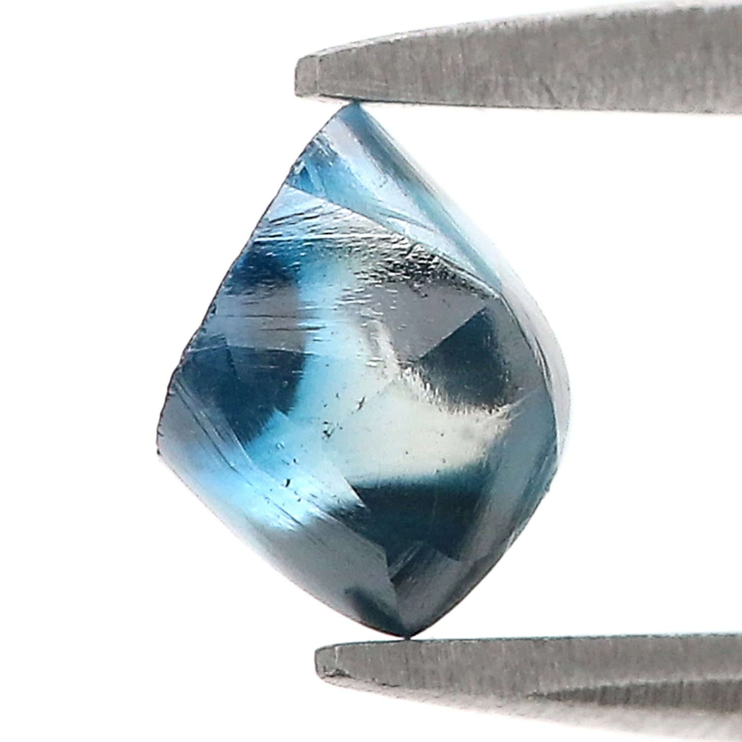 1.11 CT Natural Loose Rough Shape Diamond Blue Color Rough Cut Diamond 5.55 MM Natural Loose Blue Diamond Rough Irregular Cut Diamond L3412oose Blue Diamond Rough Crystal Diamond L3412