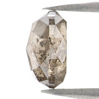 Natural Loose Oval Diamond, Light Brown Color Oval Diamond, Natural Loose Diamond, Oval Rose Cut Diamond, 1.87 CT Oval Shape Diamond L2960