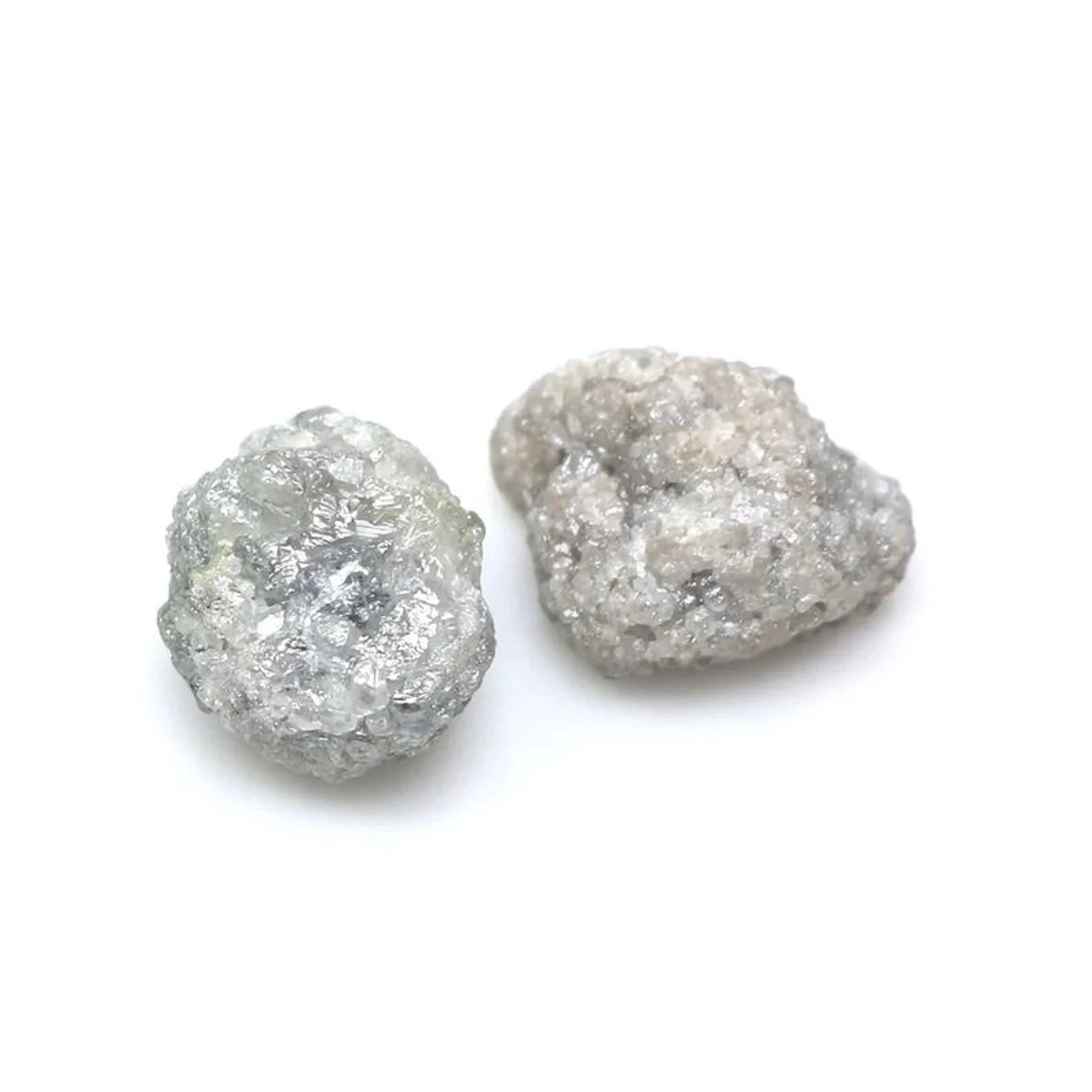 4.79 CT Natural Loose Rough Shape Diamond Salt And Pepper Rough Diamond 7.90 MM Natural Diamond Grey Color Irregular Shape Diamond NQ1332