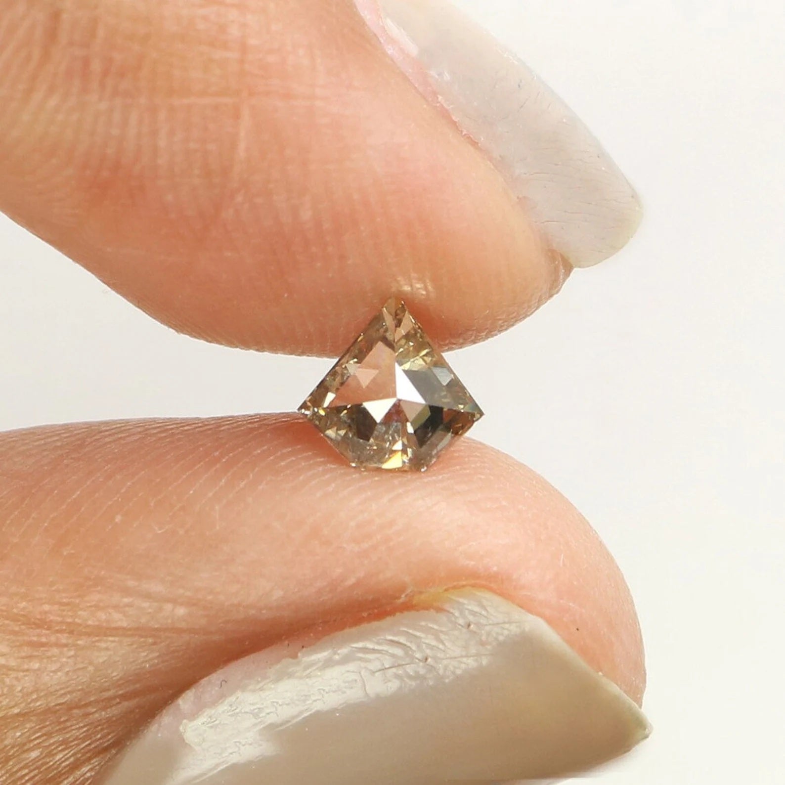 0.37 Ct Natural Loose Shield Cut Diamond Salt And Pepper Shield Shape Diamond 5.00 MM Natural Loose Black Color Shield Cut Diamond NQ917