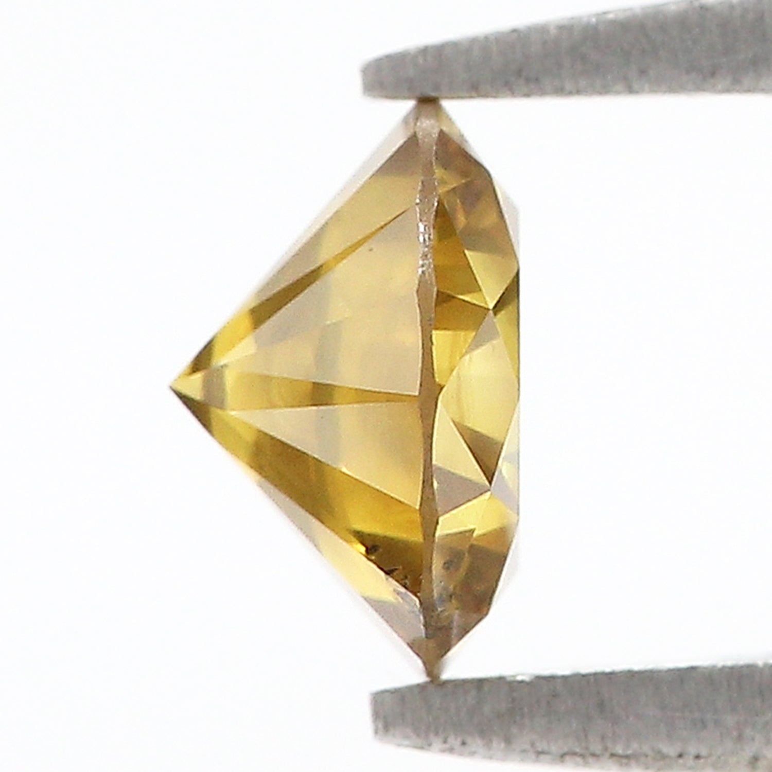 0.78 CT Natural Loose Round Shape Diamond Yellow Color Round Cut Diamond 5.85 MM Natural Yellow Color Diamond Brilliant Cut Diamond LQ6113