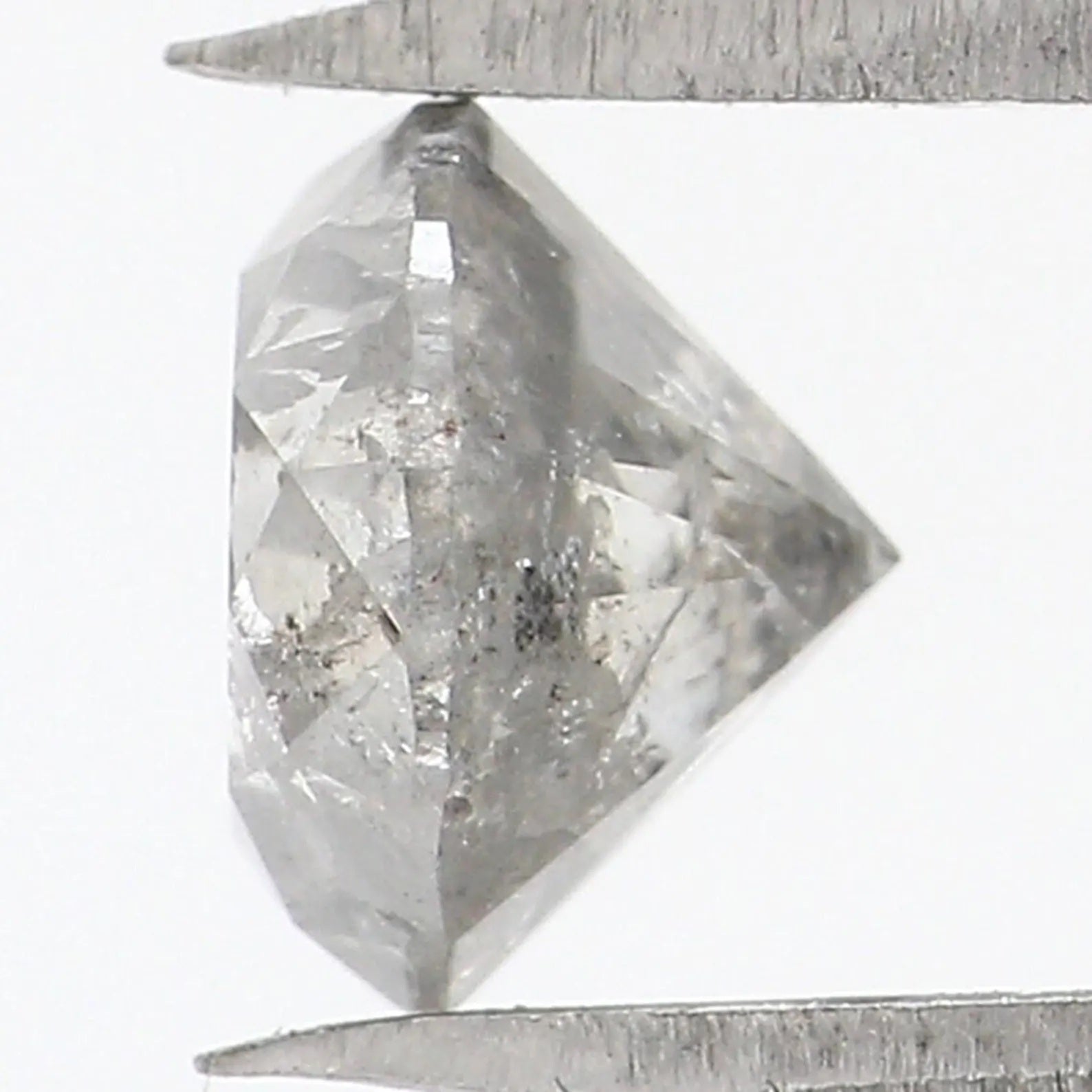 0.87 CT Natural Loose Round Shape Diamond Grey Color Round Cut Diamond 5.60 MM Natural Loose Grey Color Round Brilliant Cut Diamond NQ8944