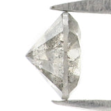 Natural Loose Round Diamond, Salt And Pepper Round Diamond, Natural Loose Diamond, Round Brilliant Cut Diamond, 0.42 CT Round Shape L2804