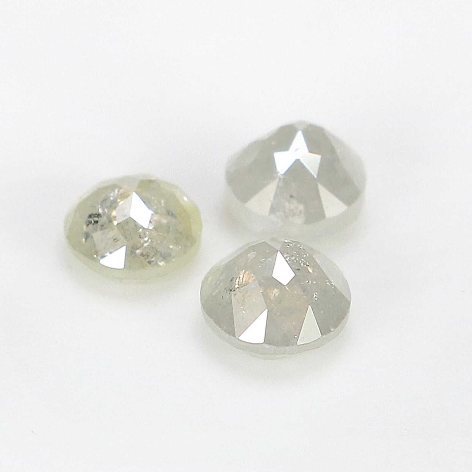1.01 CT Natural Loose Round Rose Cut Diamond Grey Color Round Shape Diamond 4.00 MM Natural Loose Grey Color Round Rose Cut Diamond NQ2571
