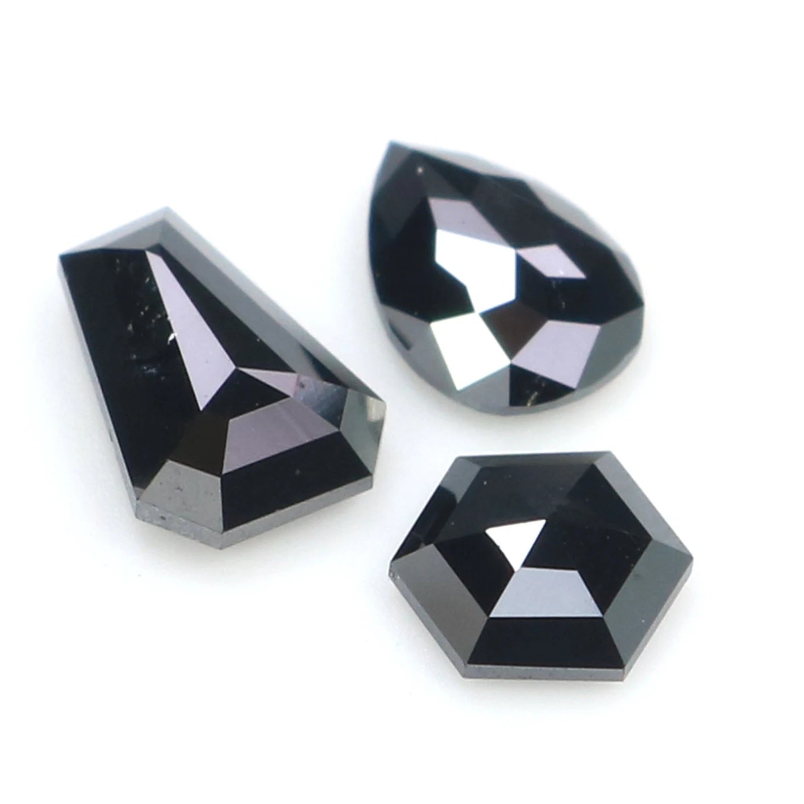 Natural Loose Mix Shape Diamond, Natural Loose Diamond, Black Color Mix Shape Diamond, Mix Shape Cut Diamond, 0.86 CT Mix Shape KDN2266