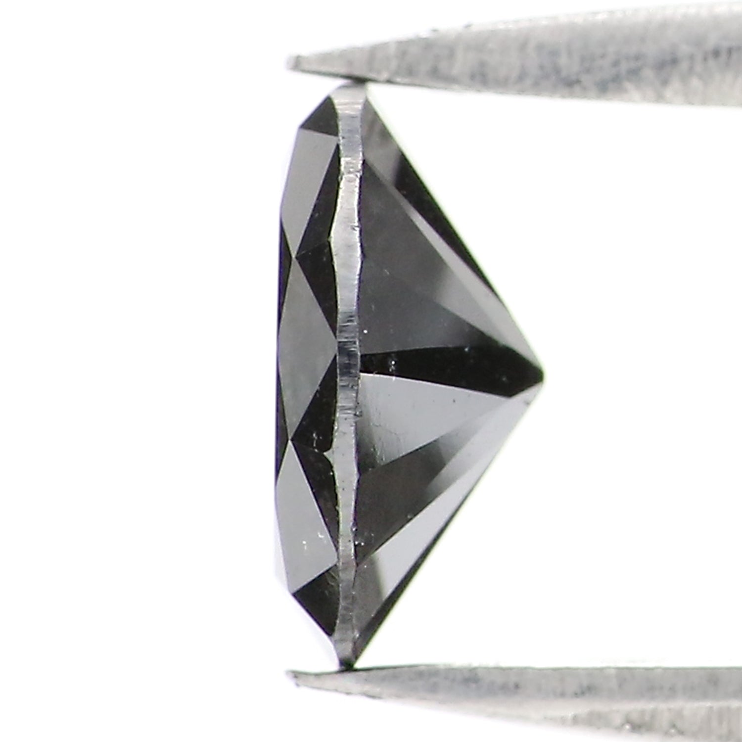 0.95 CT Natural Loose Round Shape Diamond Black Color Round Cut Diamond 6.80 MM Natural Loose Black Color Round Brilliant Cut Diamond LQ1731