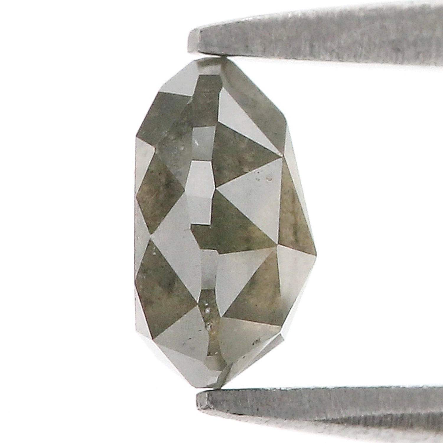 1.00 CT Natural Loose Pear Shape Diamond Grey Color Pear Cut Diamond 6.70 MM Natural Loose Grey Color Diamond Pear Rose Cut Diamond LQ7569