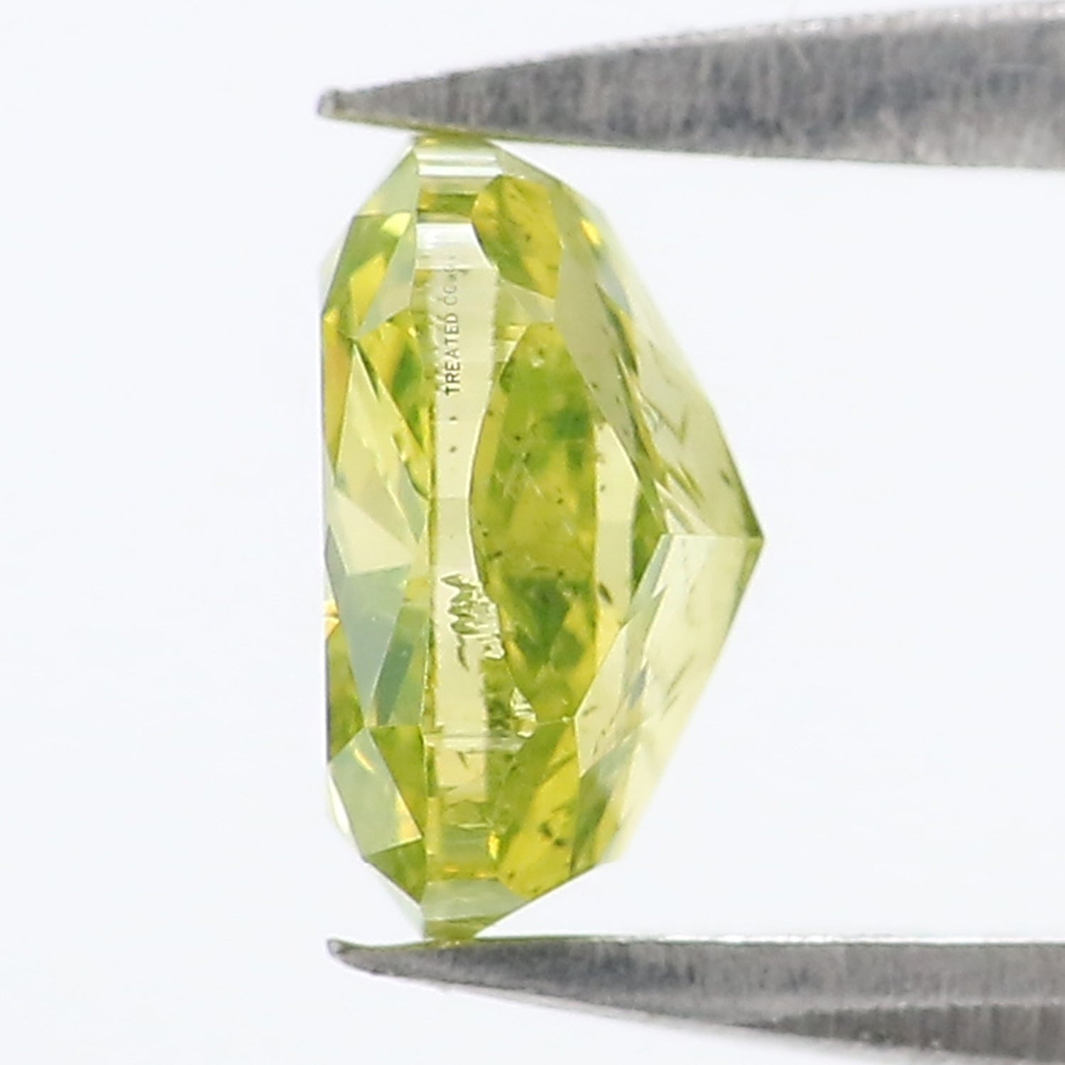 GIA Certified Natural Loose Oval Modified Brilliant Cut Diamond, Fancy Vivid Yellow Green Color Diamond, Oval Shape Diamond 0.77 CT KDL4056