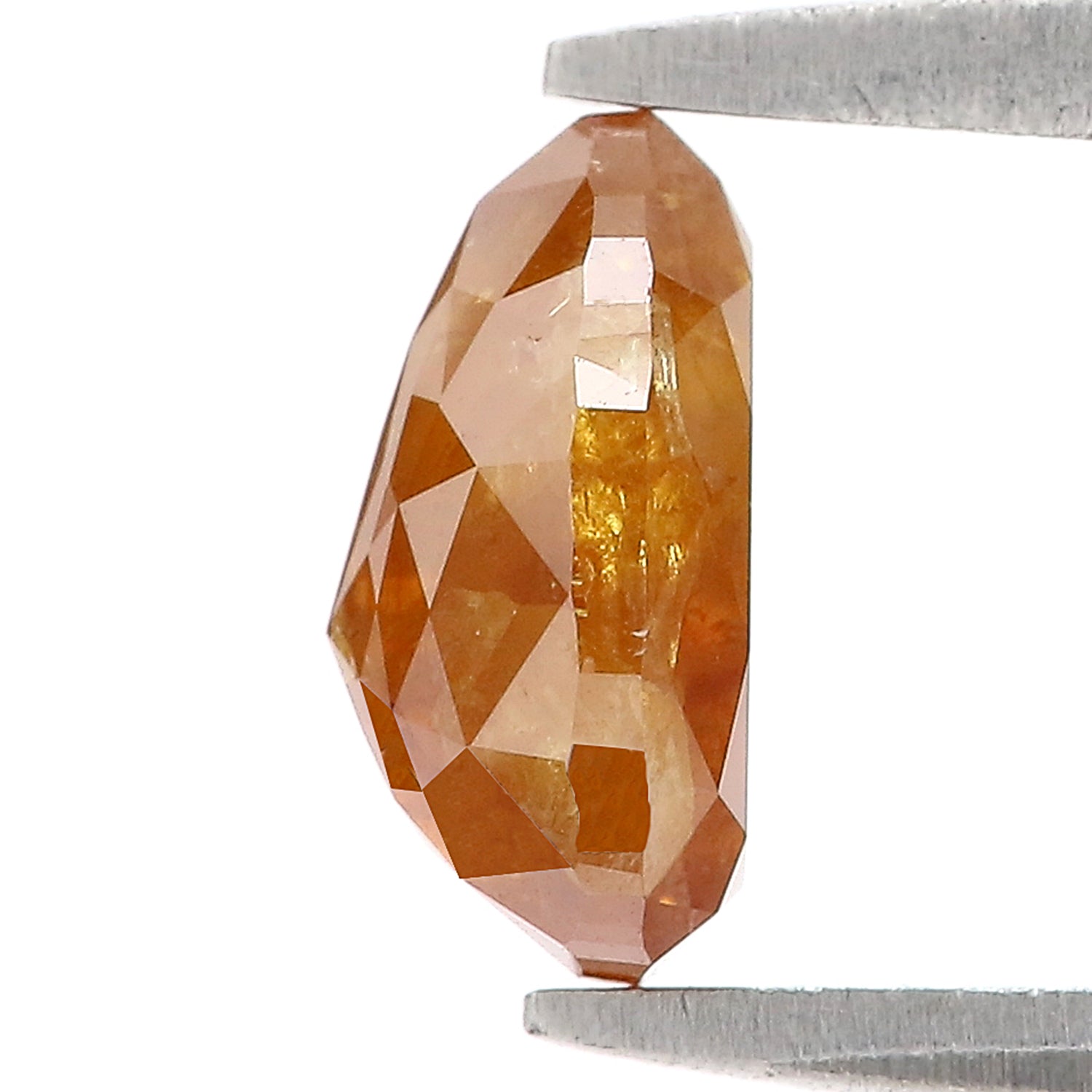 1.21 CT Natural Loose Pear Shape Diamond Brown Color Pear Diamond 7.70 MM Natural Loose Diamond Brown Color Pear Rose Cut Diamond N2660