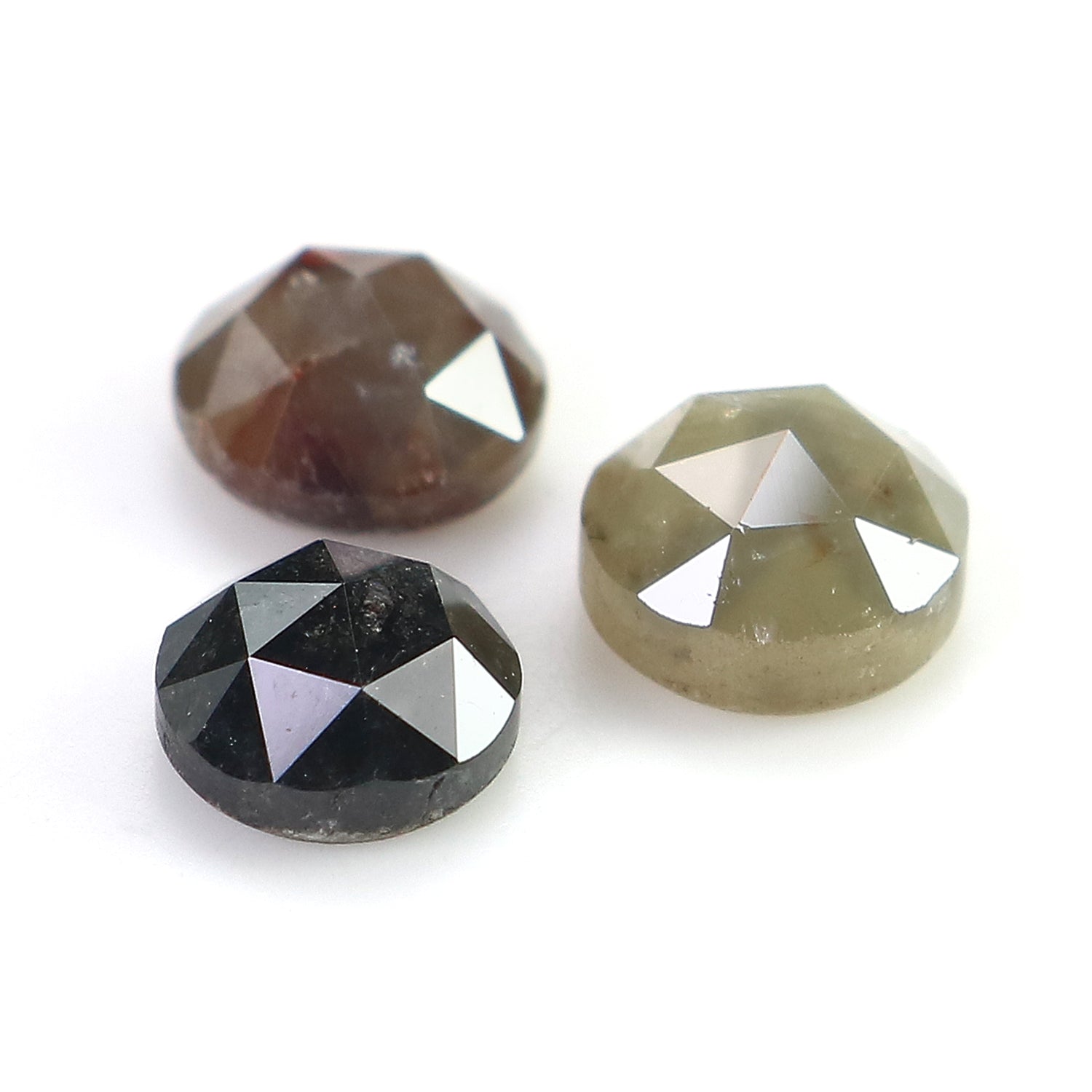 2.19 CT Natural Loose Round Rose Cut Diamond Mix Color Round Shape Diamond 4.80 MM Natural Loose Mix Color Round Rose Cut Diamond LQ1678